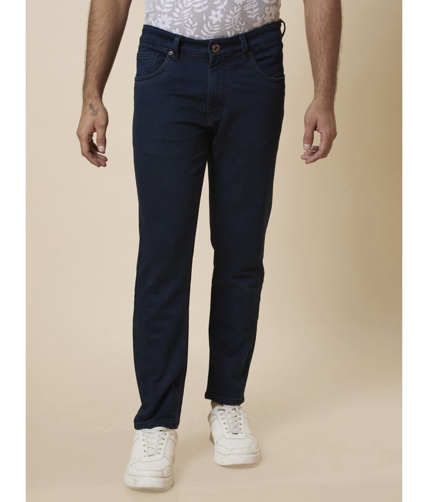     			Globus - Blue Cotton Slim Fit Men's Jeans ( Pack of 1 )