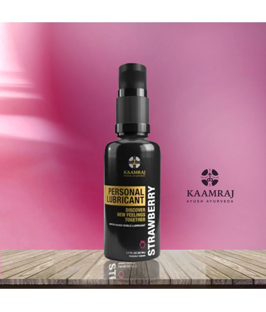     			Kaamraj Strawberry Lube for enjoying Love, Romance, and Sex- 50ML