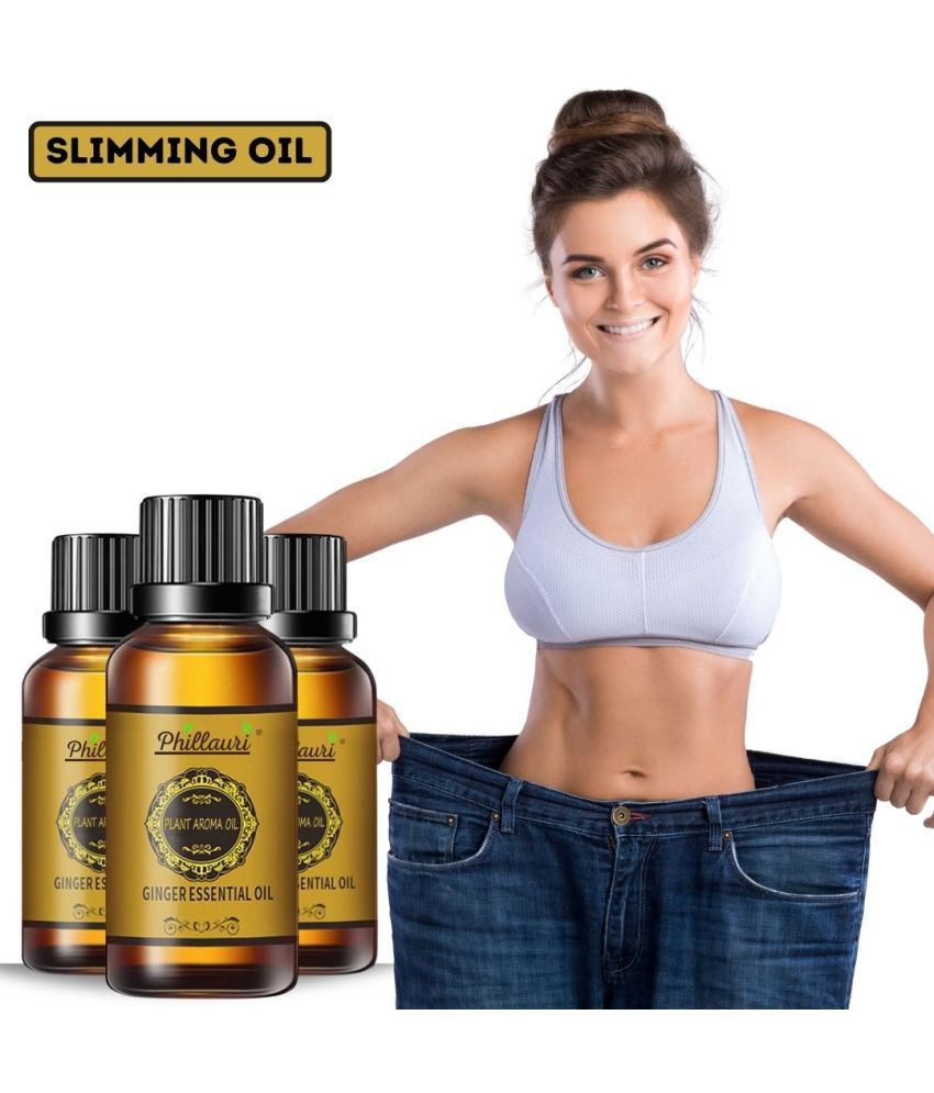     			Phillauri Fat Loss Oil Ginger Weight Loss Oil Shaping & Firming Oil 90 mL Pack of 3