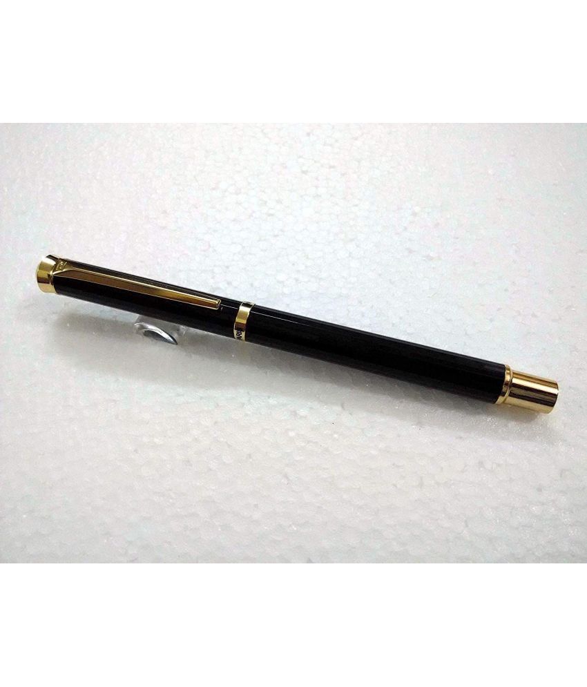     			Pierre Cardin Cristal Black Chrome Roller Pen|Pack of 3