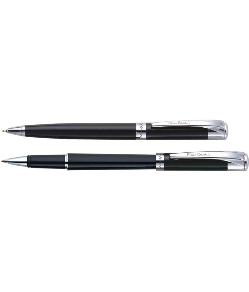     			Pierre Cardin Lifetime Roller Pen and Ball Pen, Blue Ink|(Pack of 4)