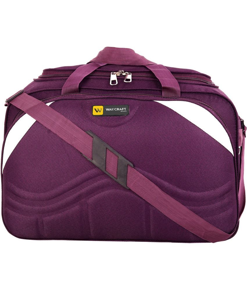     			Waycraft - 55 Ltrs Purple Polyester Duffle Bag