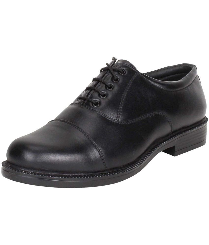     			vitoria - Black Men's Derby Formal Shoes