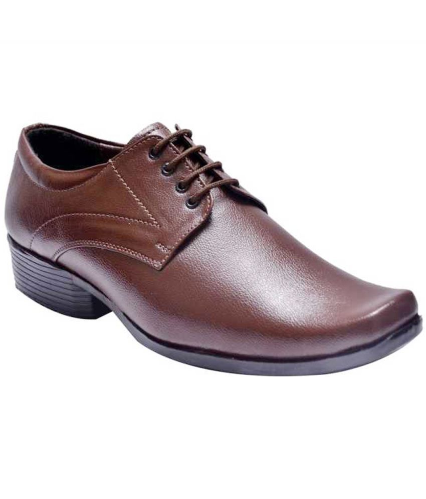     			vitoria - Brown Men's Derby Formal Shoes