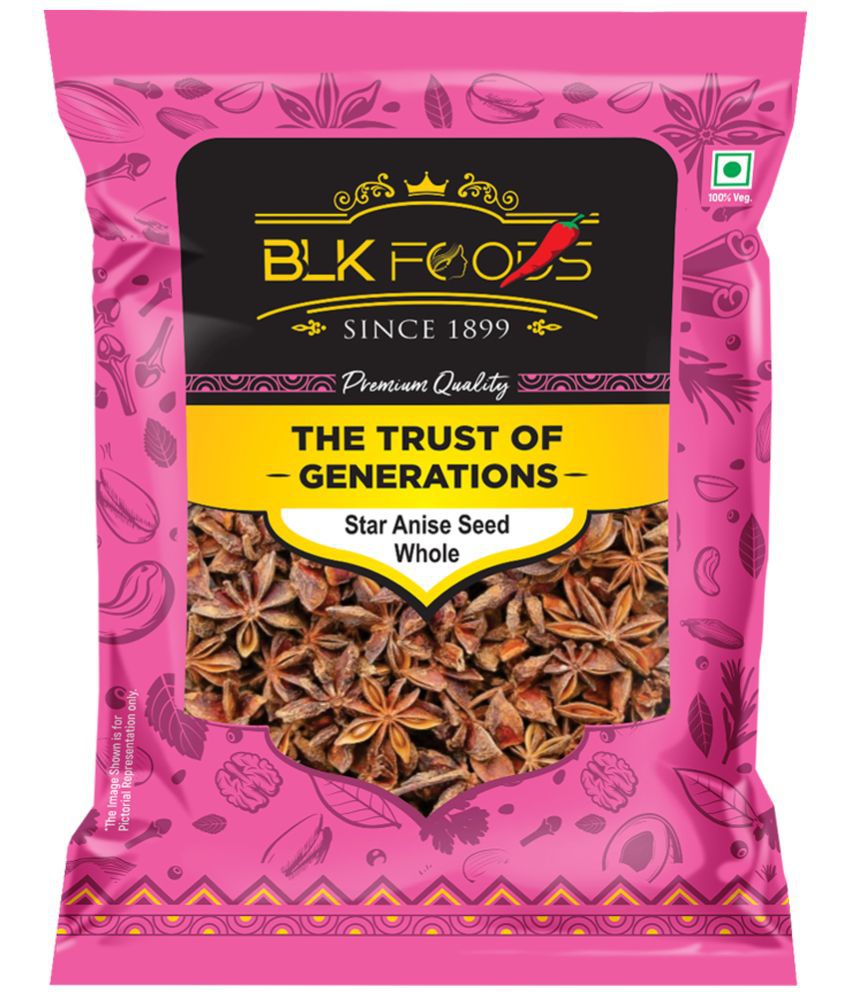     			BLK FOODS _Select Star Anise Seed Whole (Badiyan) 200g 200 gm