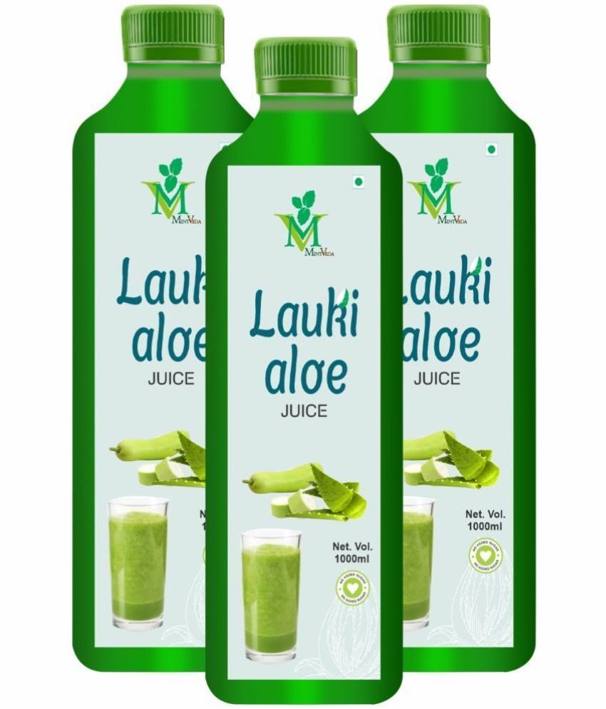     			Lauki Aloevera sugar free Juice Pack of 3 - 1000ml