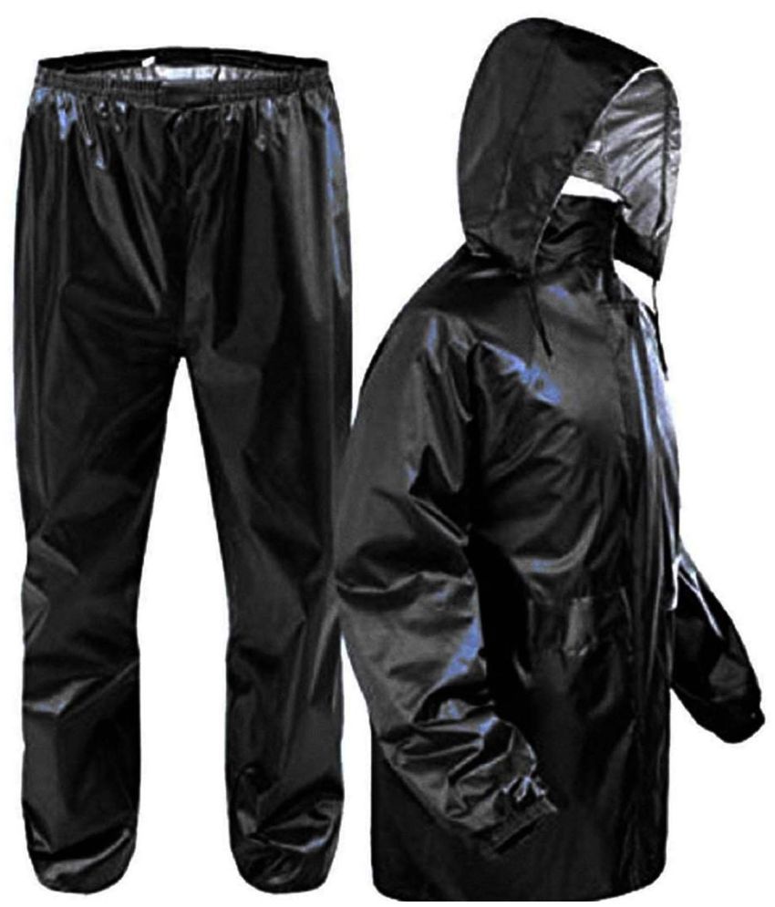     			Rainsuit/Rainwear/Raincoat/Barsaticoat Waterproof Along With Hood and Side Pocket With Storage Bag