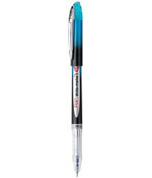 FLAIR Writometer Gel Pen | 0.5 mm Tip Size | Smooth Ink Flow System With Comfortable Writing | Refillable Ball Pen With Stainless Steel Tip | Ideal for School, Collage &amp; Office | Blue Ink, Pack Of 10