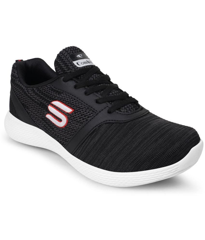     			Combit - CRAZE-01_BLACK-WHT Black Men's Sports Running Shoes