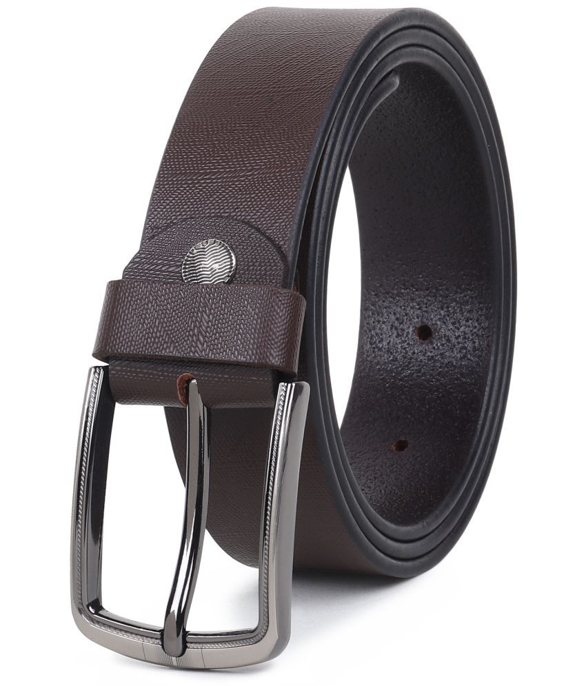     			Loopa - Brown Leather Men's Formal Belt ( Pack of 1 )