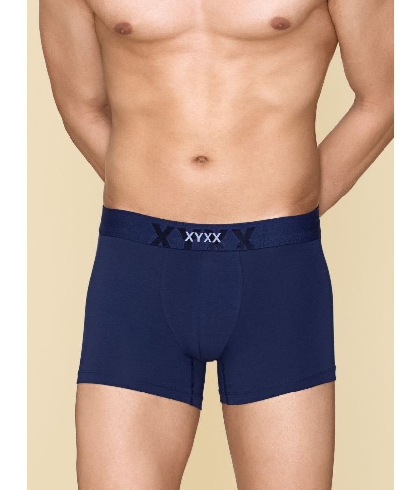     			XYXX - Blue Cotton Men's Trunks ( Pack of 1 )