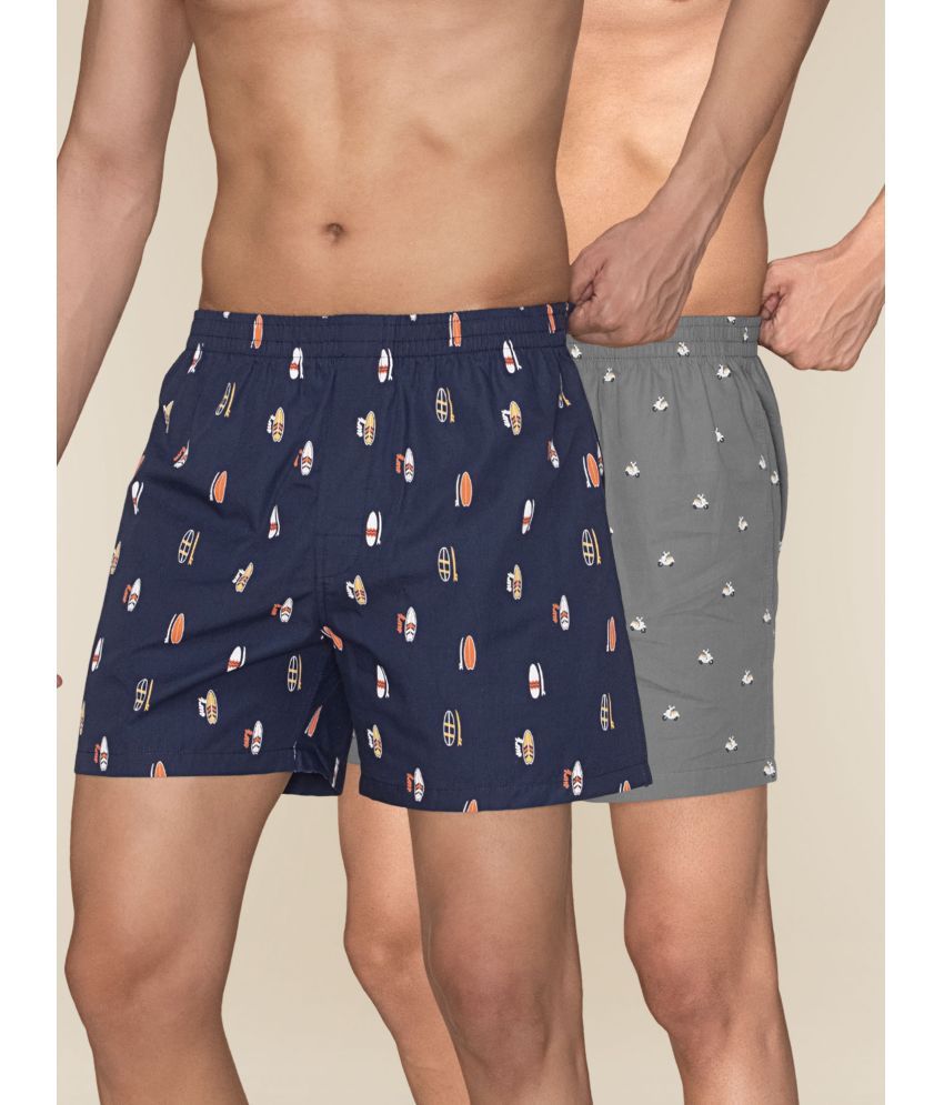     			XYXX Pack of 2 Cotton Men's Boxer- ( Multi )