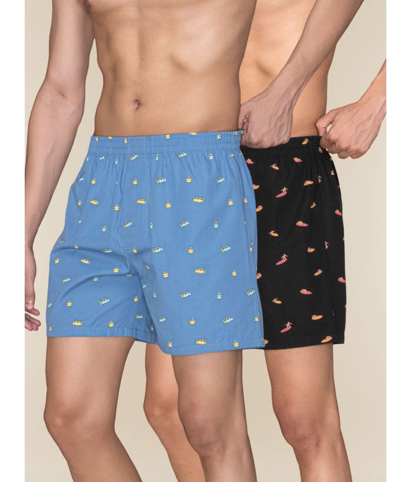     			XYXX Pack of 2 Cotton Boxers For Men's ( Multi )