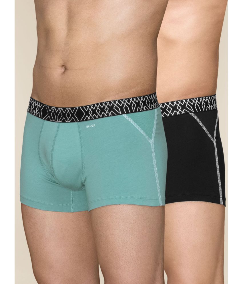     			XYXX Pack of 2 Cotton Men's Trunks ( Multicolor )