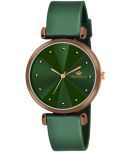 Crestello - Green Silicon Analog Womens Watch