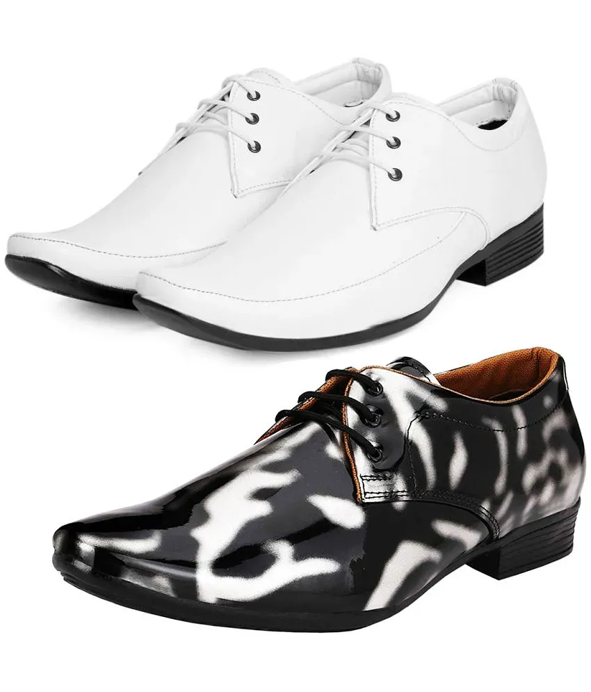 vitoria Silver Men s Derby Formal Shoes Buy vitoria Silver