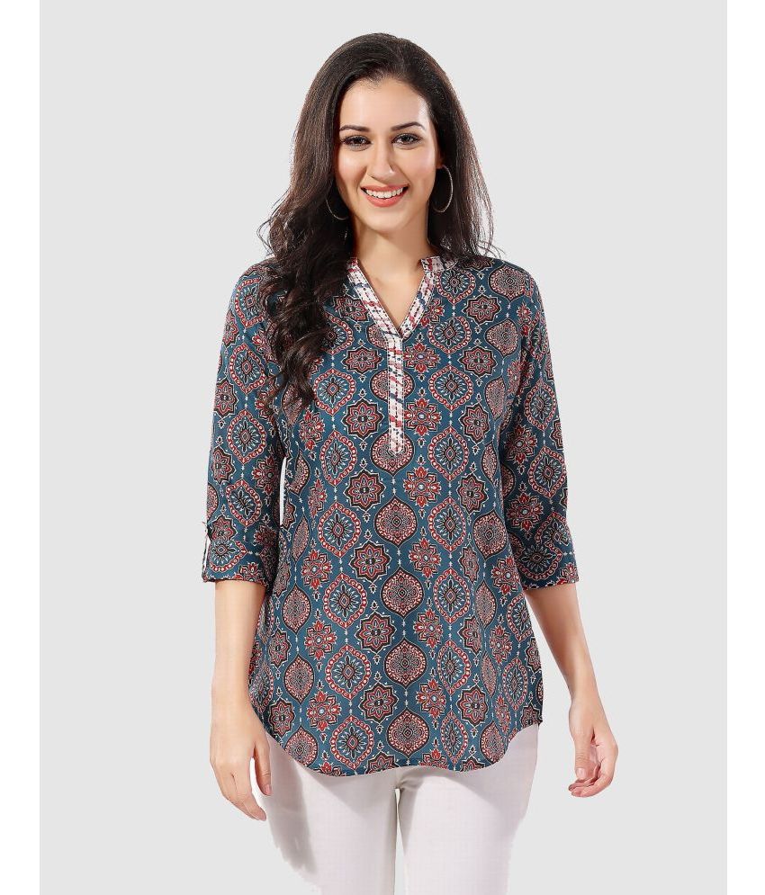     			Meher Impex - Multi Color Cotton Women's Regular Top ( Pack of 1 )