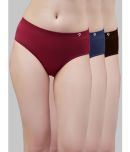 C9 Airwear Pack of 3 Nylon Solid Women's Briefs ( Multicolor )