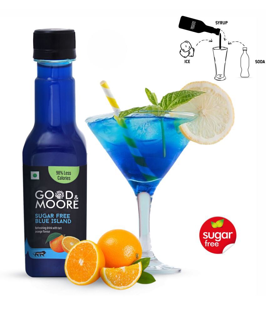     			GOOD+MOORE Sugar Free Blue Island Syrup 250 mL