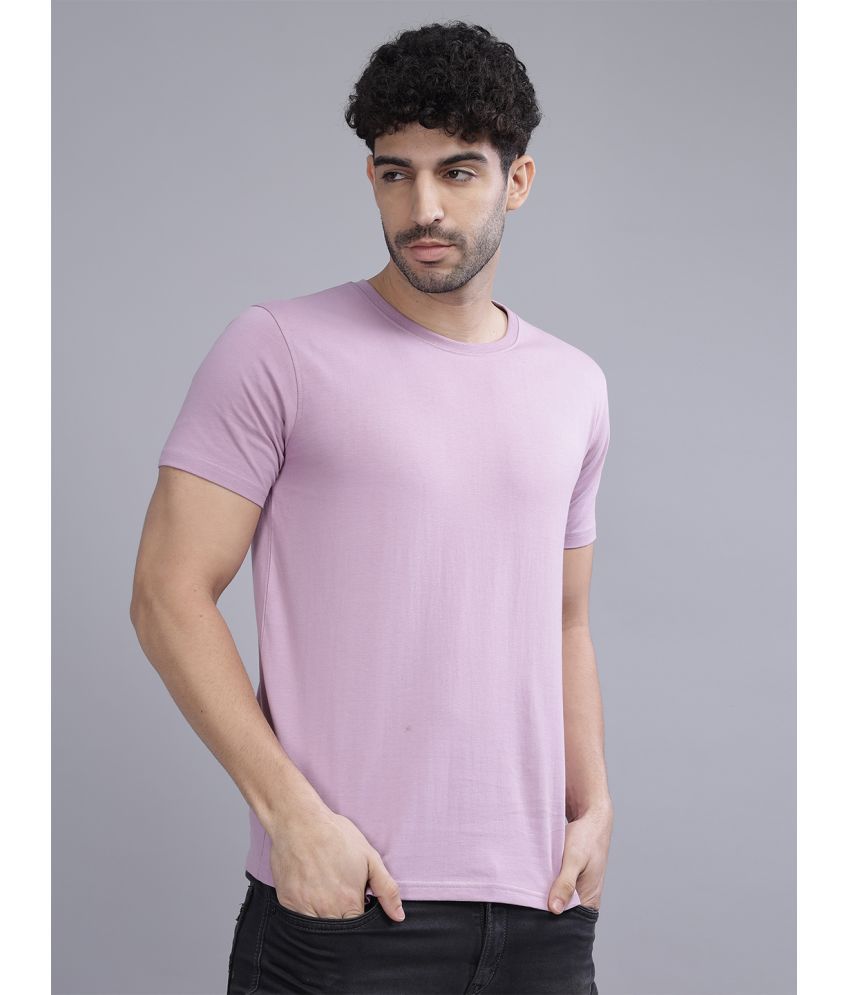     			Paul Street - Mauve 100% Cotton Slim Fit Men's T-Shirt ( Pack of 1 )