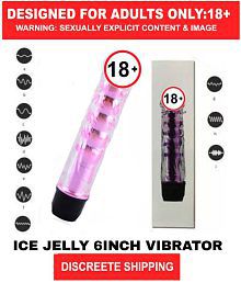 FEMALE ADULT Sex Toys ICE SMOOTH SILICON G-SPOT VIBRATOR For Women