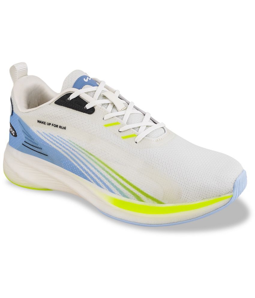     			Campus - ZEON Off White Men's Sports Running Shoes