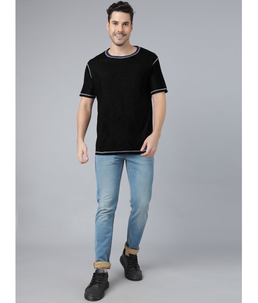     			Crastic - Black Polyester Regular Fit Men's T-Shirt ( Pack of 1 )