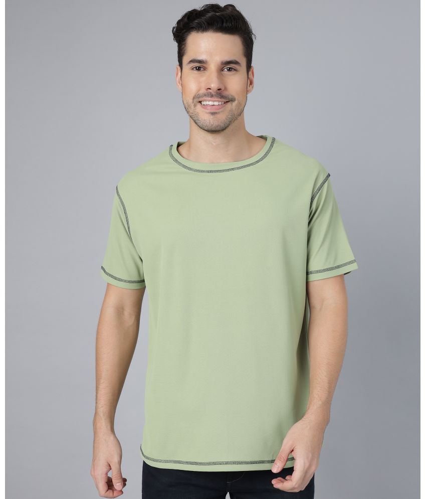     			Crastic - Green Polyester Regular Fit Men's T-Shirt ( Pack of 1 )