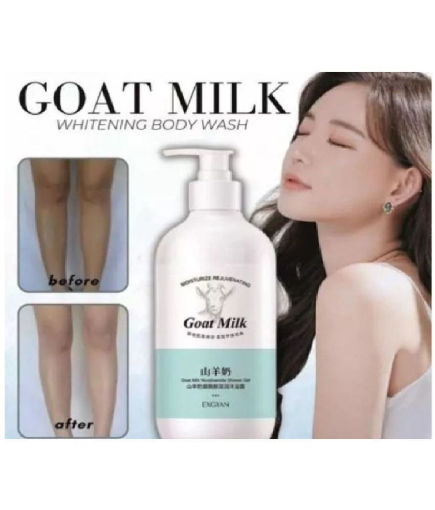     			La'Conde Korean Goat Milk Whitening Shower Gel for Skin Whitening Body Brightening Shower Gel 300 mL
