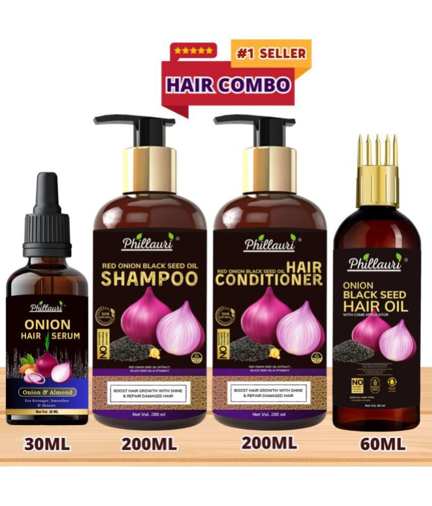     			Phillauri - Hair Growth Onion Oil 330 ml ( Pack of 4 )