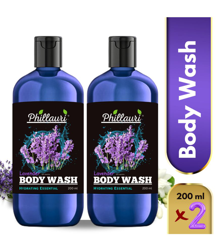     			Phillauri Lavender bodywash Nourishing Shower Gel 200 mL Pack of 2