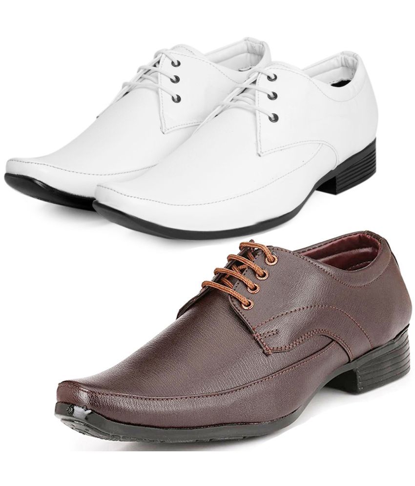     			vitoria - Brown Men's Derby Formal Shoes