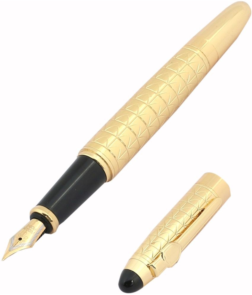     			Krink - Gold Fine Line Fountain Pen ( Pack of 1 )