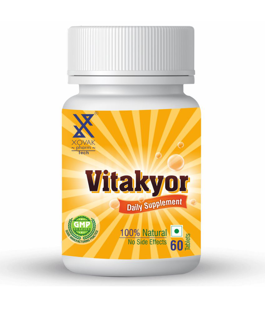     			xovak pharmtech Ayurvedic Vitakyor Multivitamin Tablet 50 gm Pack Of 1