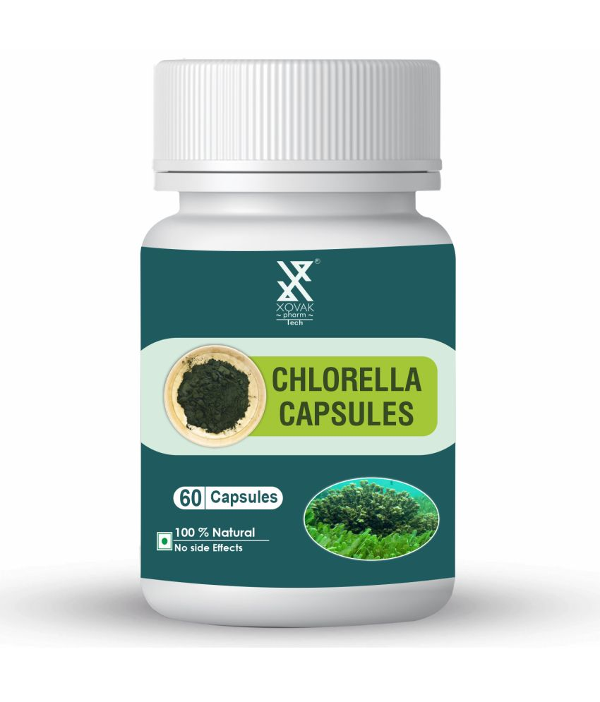     			xovak pharmtech Organic Chlorella 50 gm Minerals Capsule