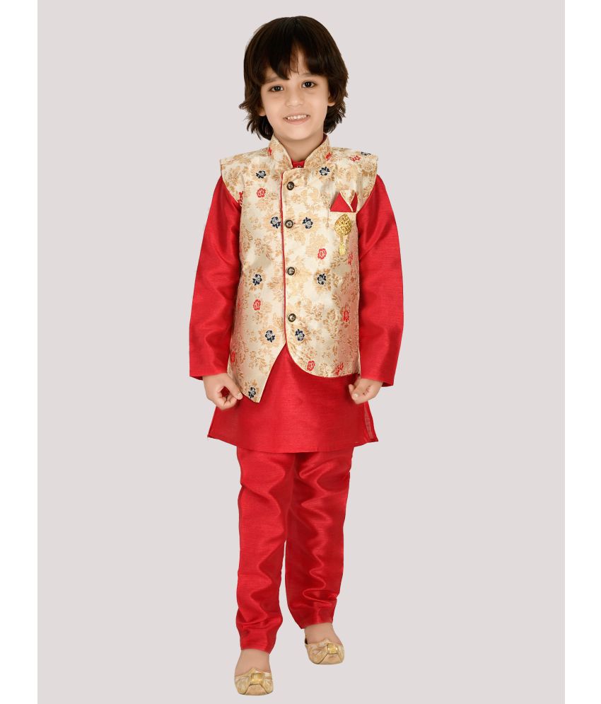     			Arshia Fashions - Red Cotton Blend Boys ( Pack of 1 )