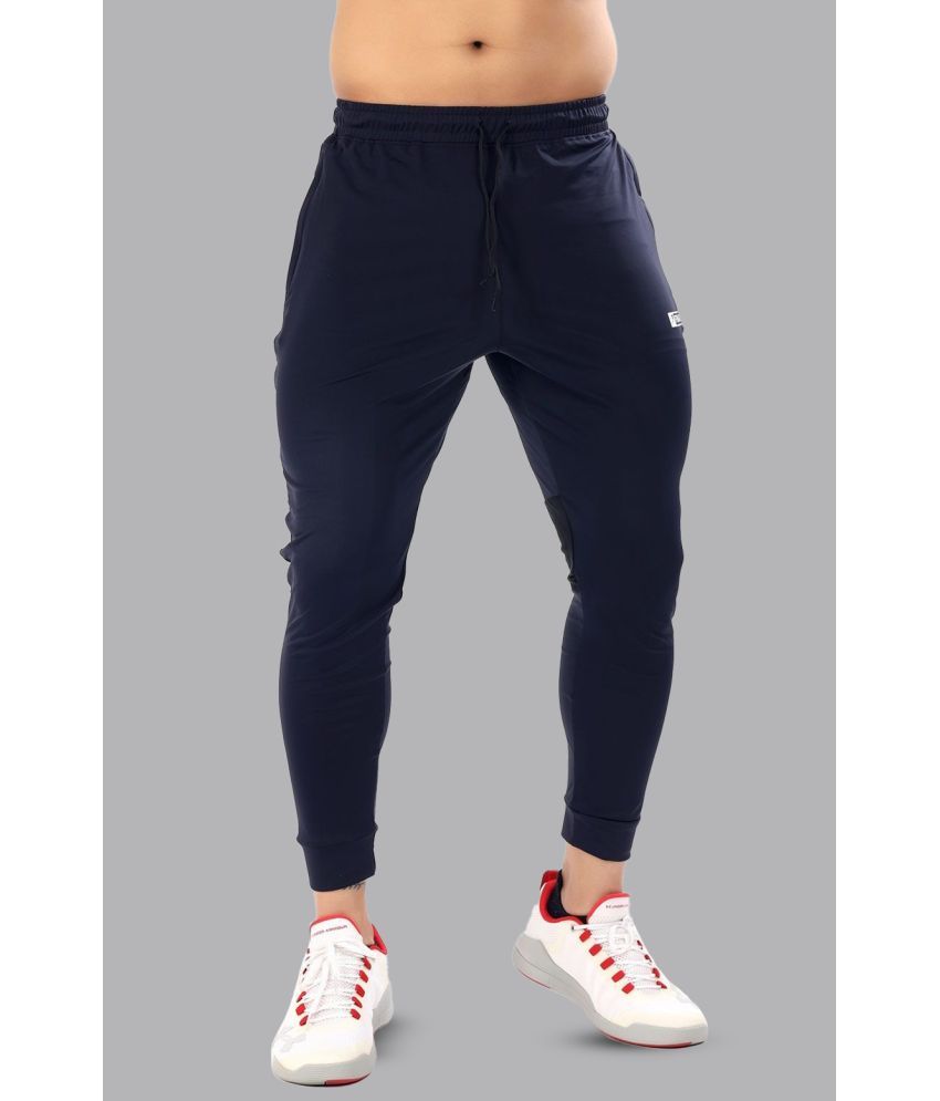     			Fuaark - Navy Nylon Men's Sports Joggers ( Pack of 1 )