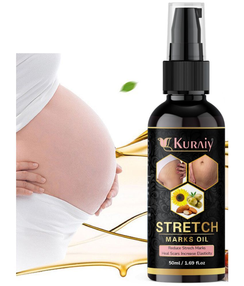     			Kuraiy stretch Oil for Stretch Marks Removal Post Pregnancy stretch mark cream oil (50 ml)Pack of 2