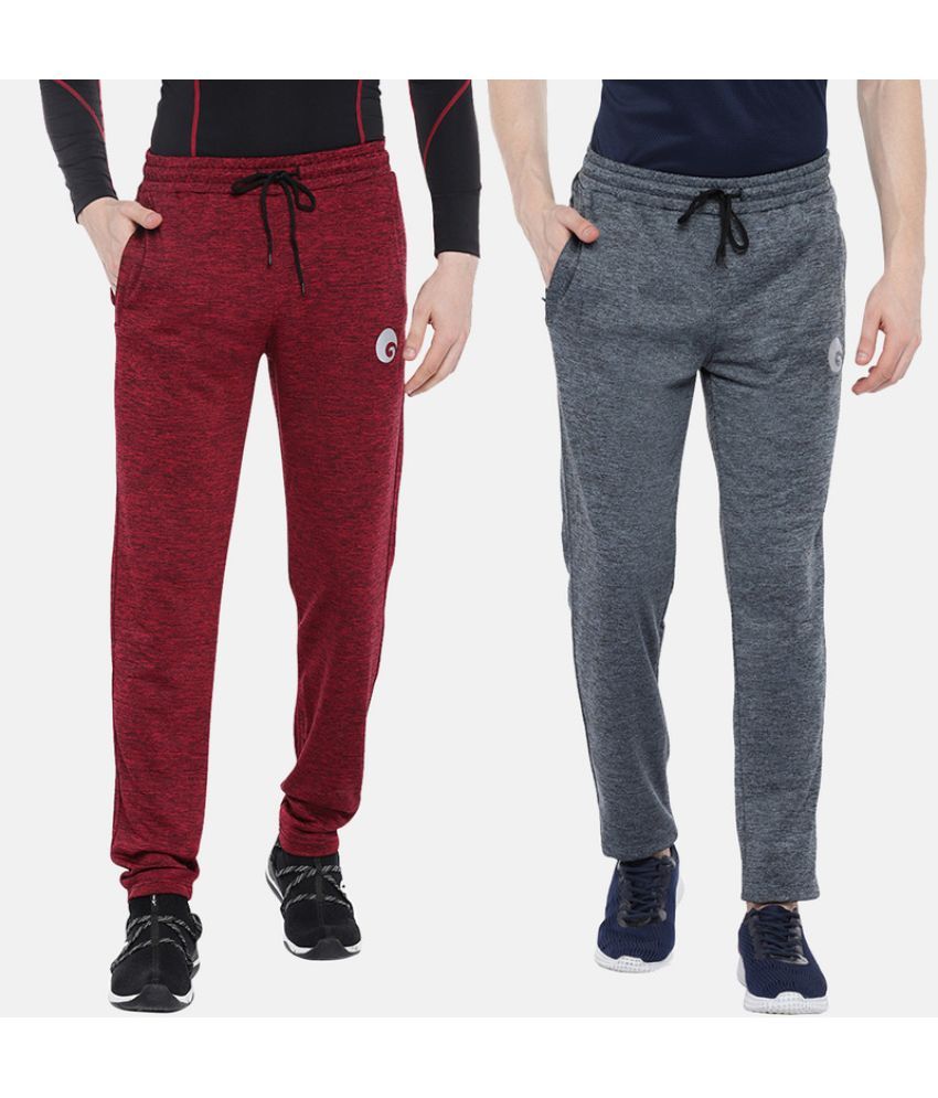     			Omtex - Multi Polyester Men's Sports Trackpants ( Pack of 2 )