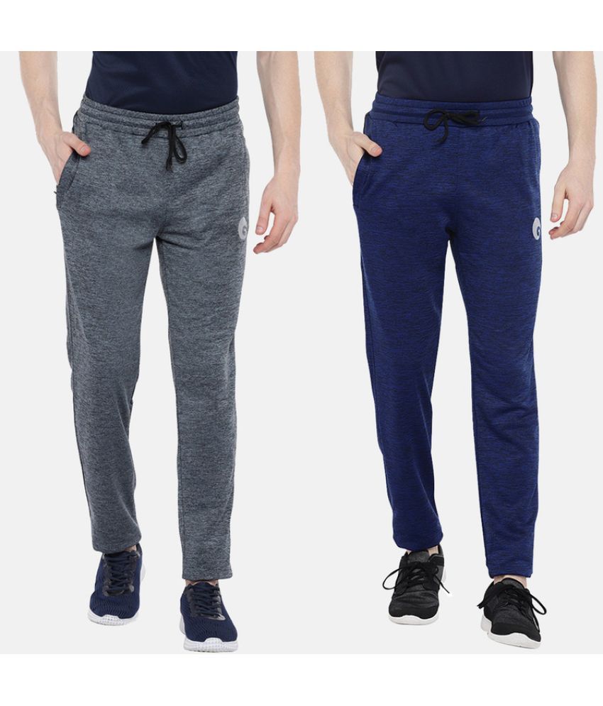     			Omtex - Multi Polyester Men's Sports Trackpants ( Pack of 2 )