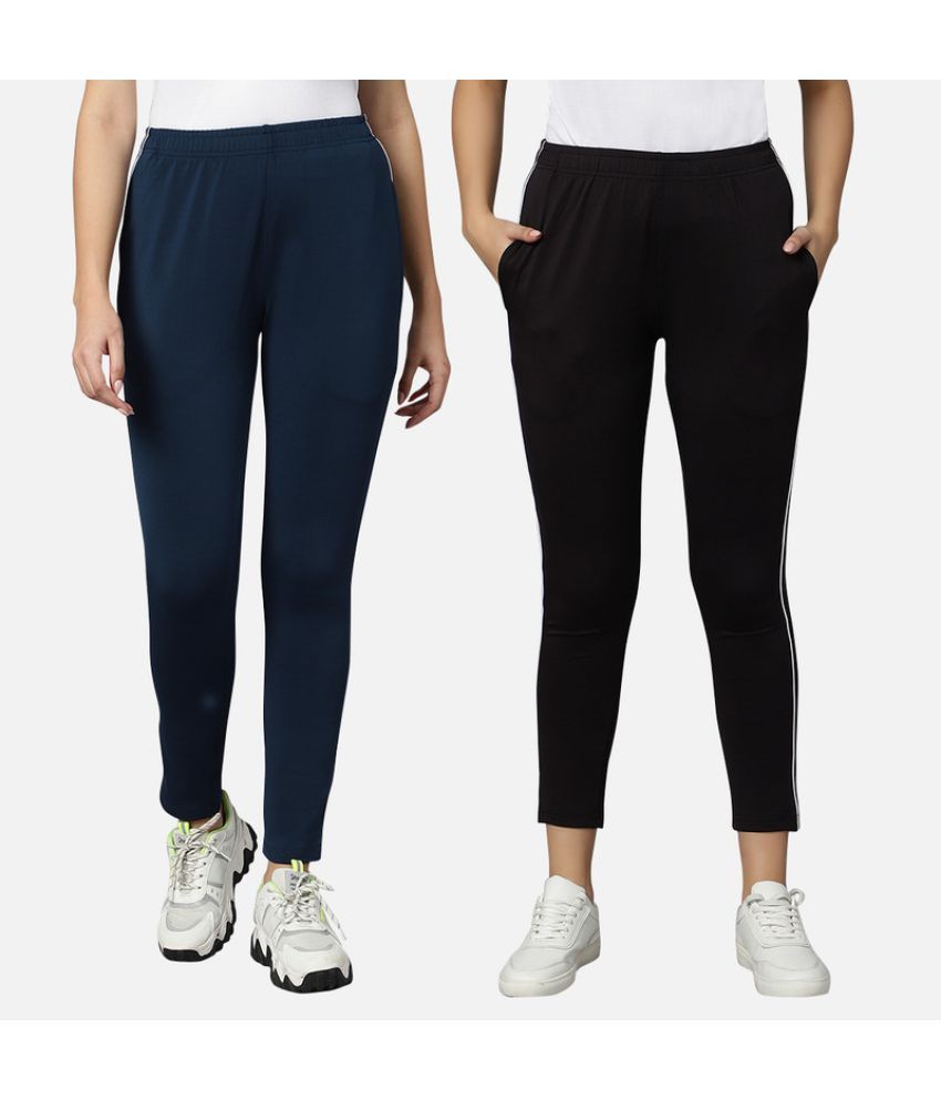     			Omtex - Multi Polyester Women's Outdoor & Adventure Trackpants ( Pack of 2 )