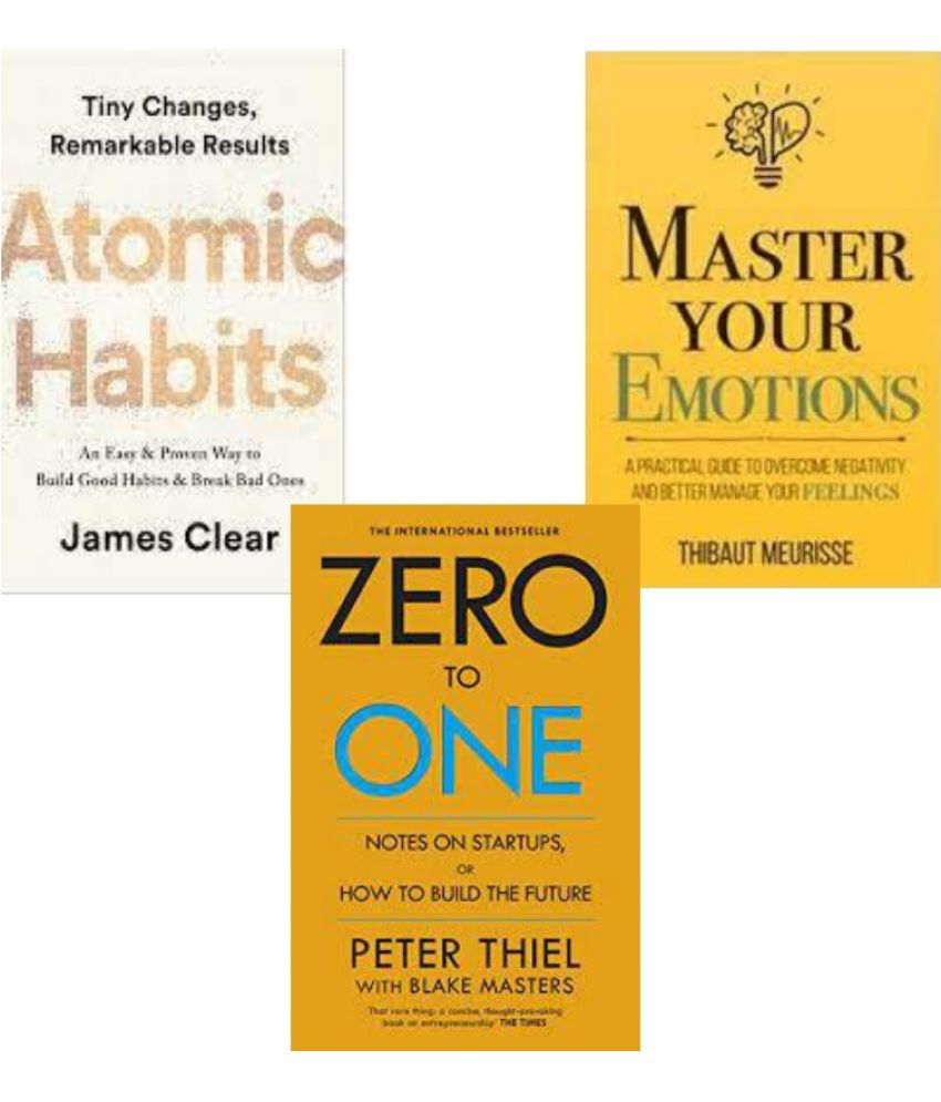     			Atomic Habits + Master Your Emotions + Deep Work