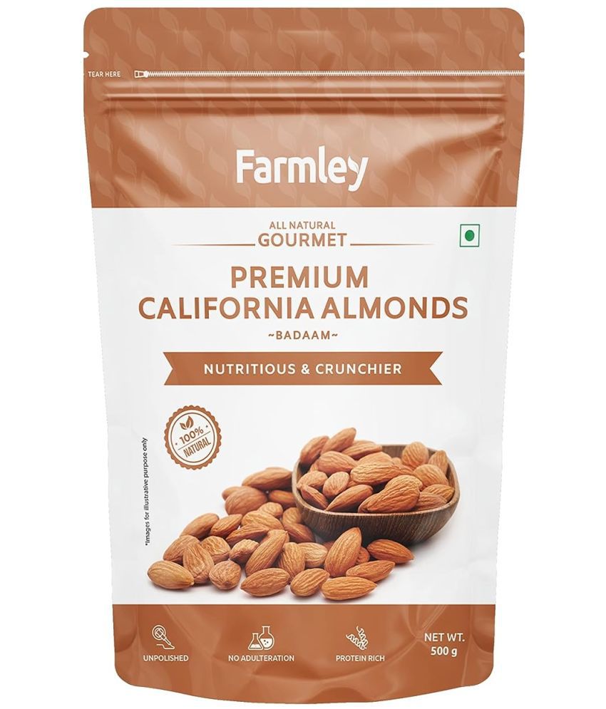     			Farmley Premium California Almonds 500 g