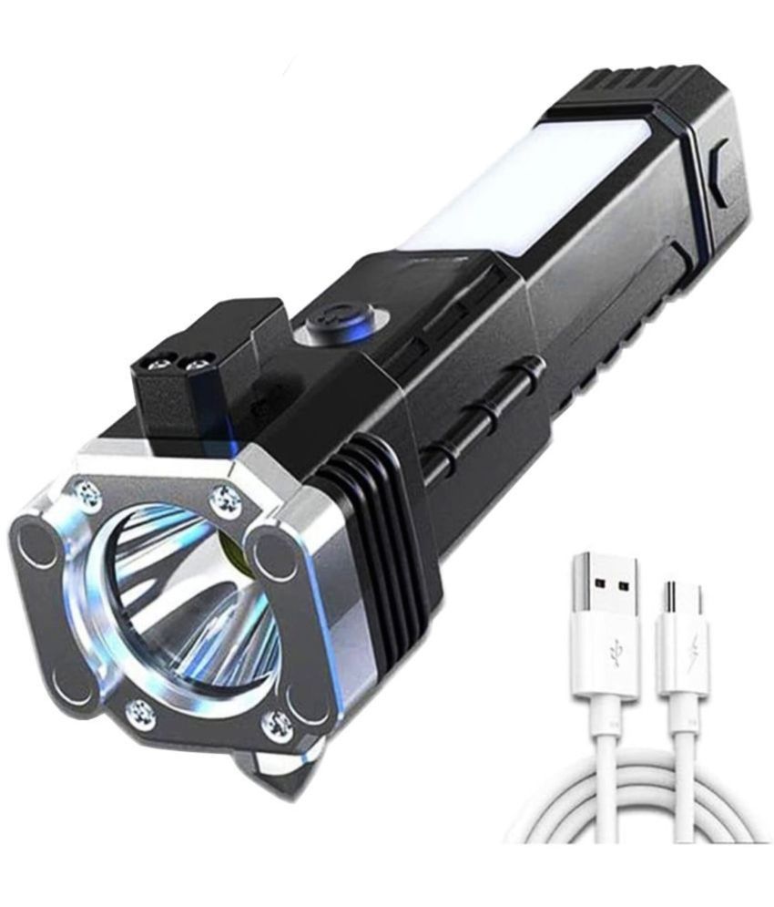     			GIT - let light - Hammer Light 3W Rechargeable Flashlight Torch ( Pack of 1 )
