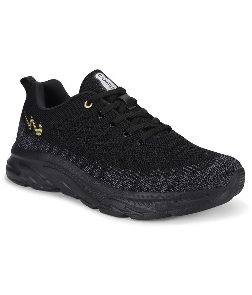     			Campus - PHYRON Black Men's Sports Running Shoes
