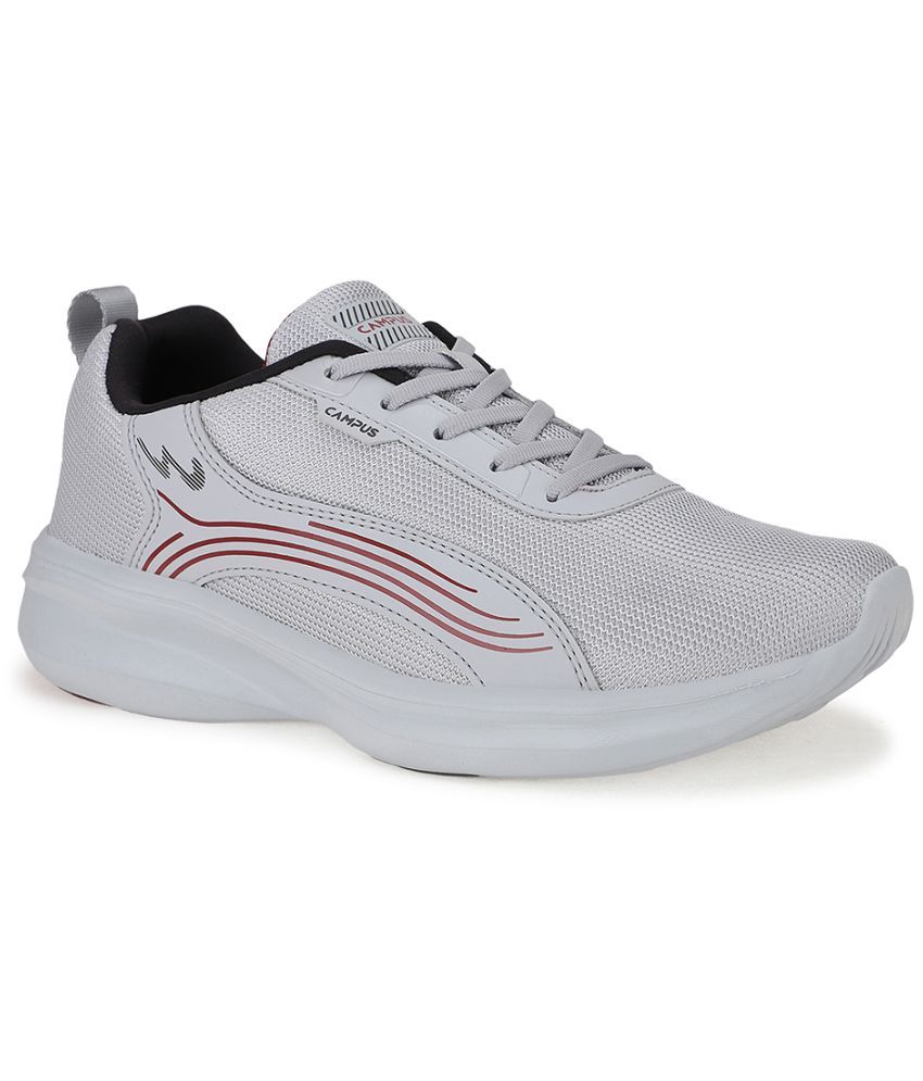     			Campus - RUSH Light Grey Men's Sports Running Shoes