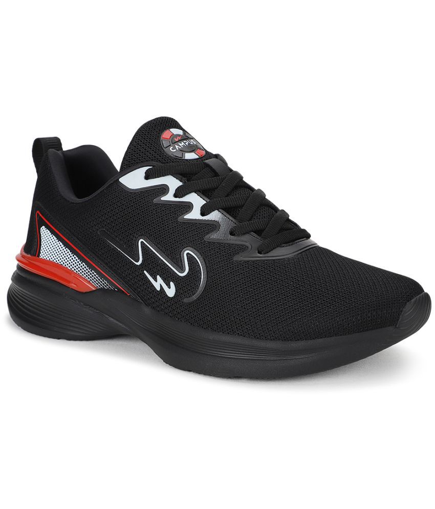     			Campus - SEBSTAIN Black Men's Sports Running Shoes