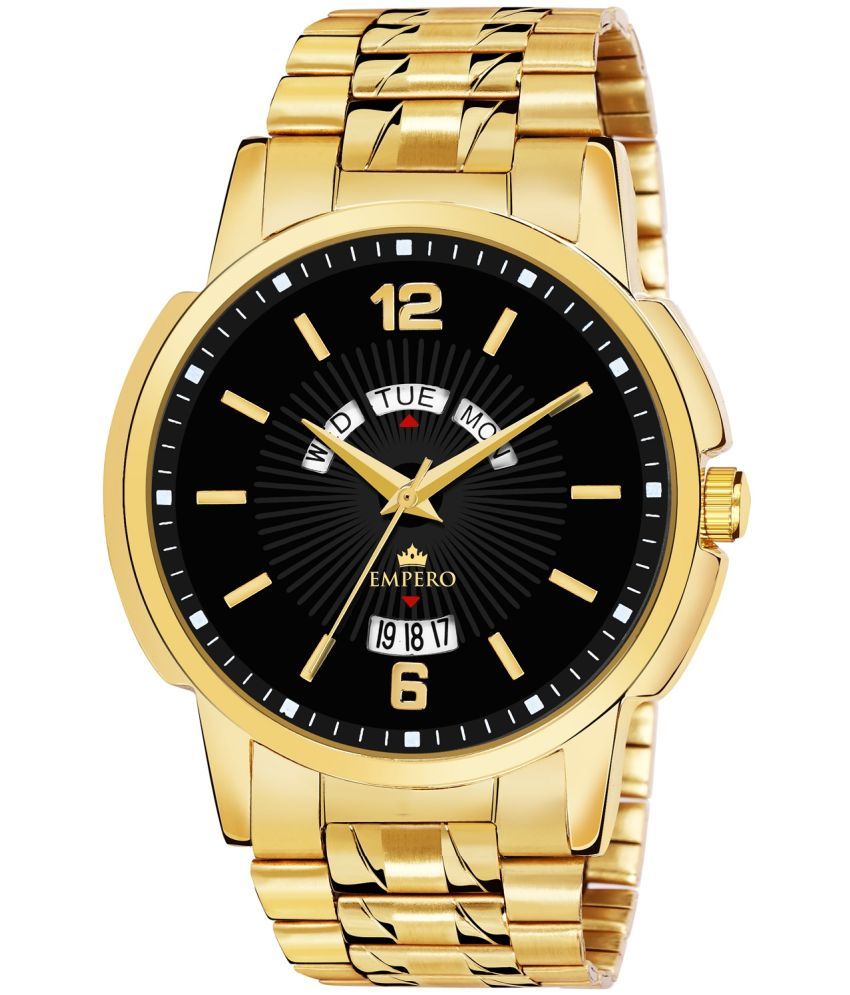     			EMPERO - Gold Stainless Steel Analog Men's Watch