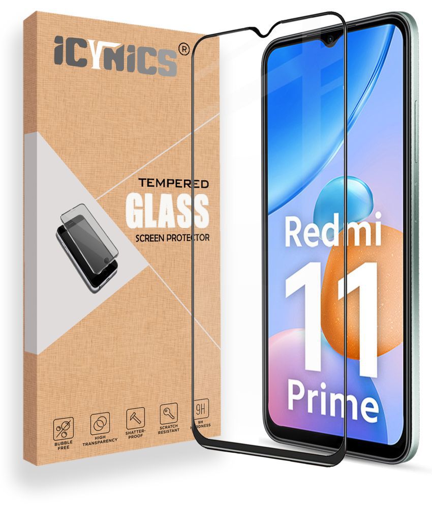     			Icynics - Tempered Glass Compatible For Xiaomi Redmi 11 PRIME 4G ( Pack of 1 )