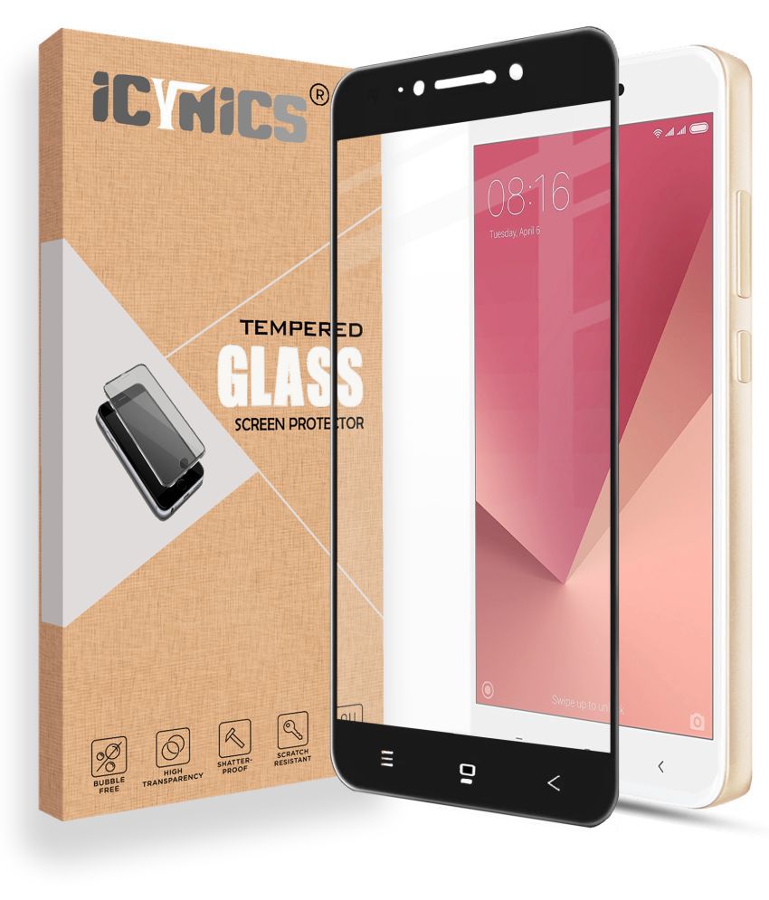     			Icynics - Tempered Glass Compatible For Redmi Y1 Lite ( Pack of 1 )
